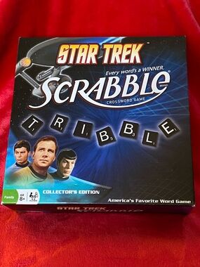 Star Trek Scrabble Board Game - Space Themed Letter Tiles